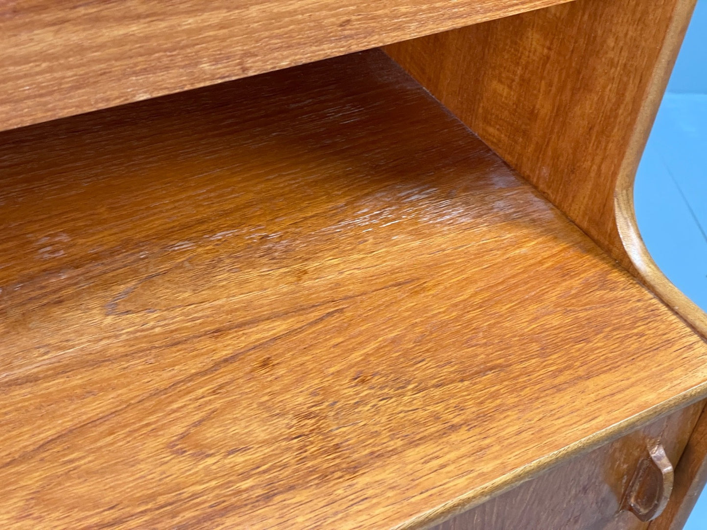 Vintage Nathan Teak Sideboard Highboard 1960s Mid Century Shelving  EB11046 MWOO10