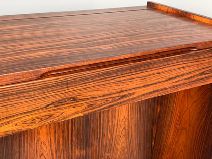 Vintage Compact Dressing Table 1970s Danish Retro Mirrored Storage EB10837 MWOO8