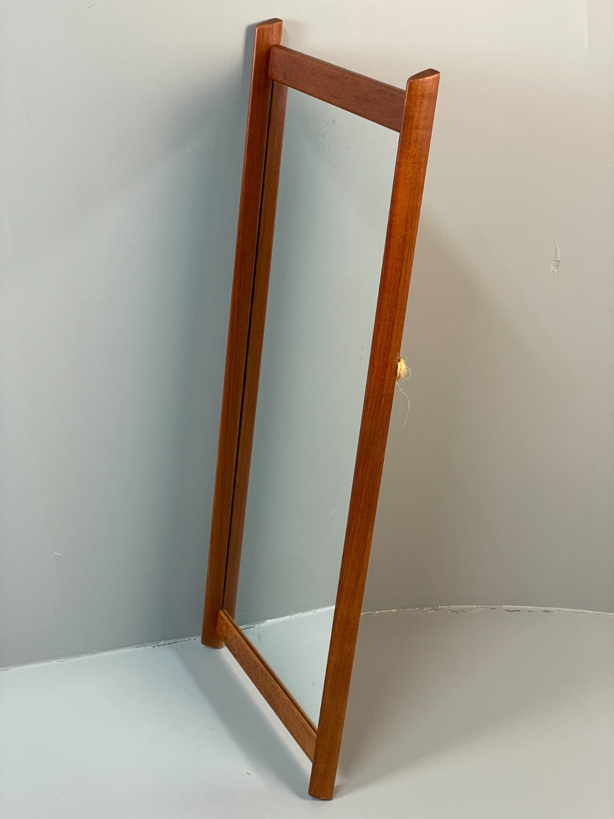 Vintage Teak Wall Mirror - 1960s Danish Mid Century Design EB10865 MWOO6