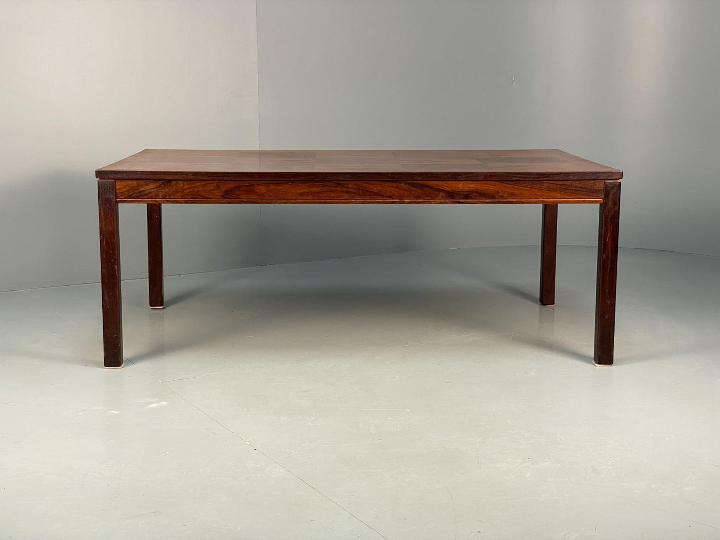 Vintage Rectangular Coffee Table By Heggen Norway Checkerboard EB7155 MWOO3