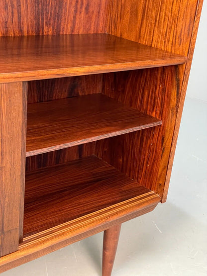 Midcentury Danish Bookcase Sliding Doors Torben B Nielsen Vintage EB8807 MWOO - UKDK FURNITURE