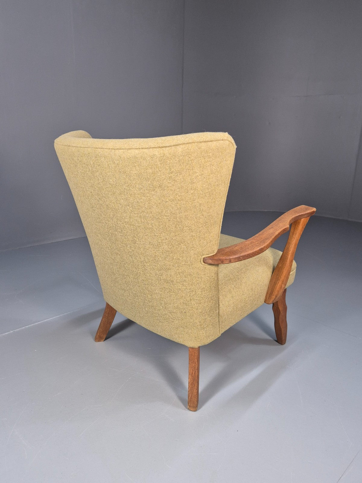 Vintage Danish Lounge Chair Kjaernulf Style New Upholstery  1970s EB6439 MNOR7