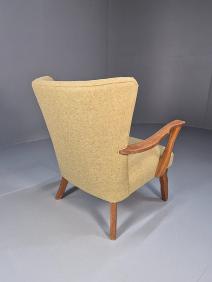 Vintage Danish Lounge Chair Kjaernulf Style New Upholstery  1970s EB6439 MNOR7