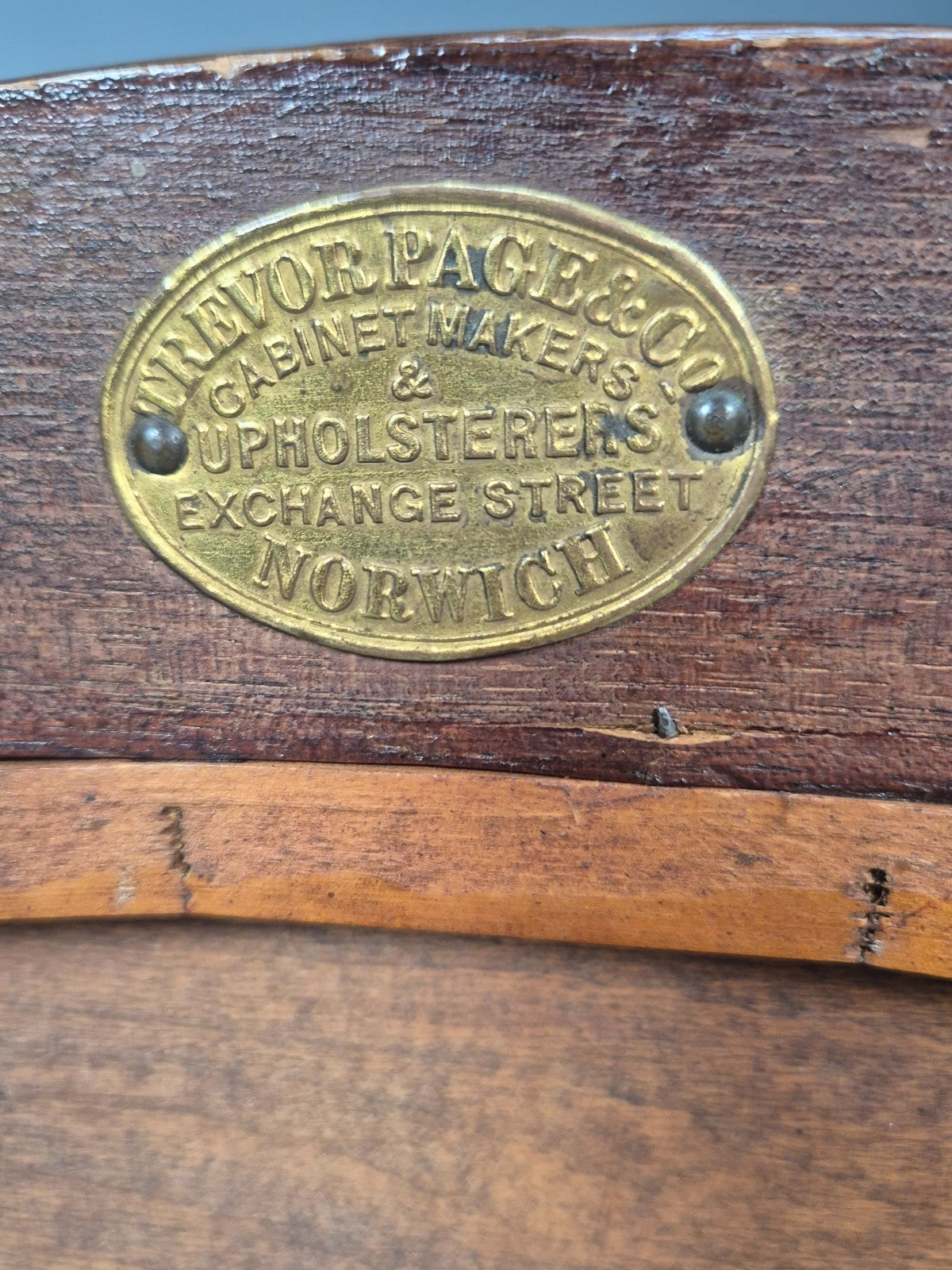 Antique Single Mahogany Chair ivorine inlay Edwardian Trevor Page  EB10641 VDIN5