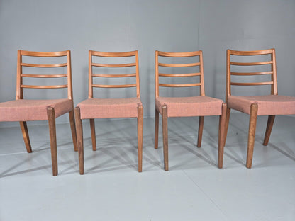 4 Vintage Mid Century Dining Chairs 1960s Retro New Upholstery  EB11823 MDIN2