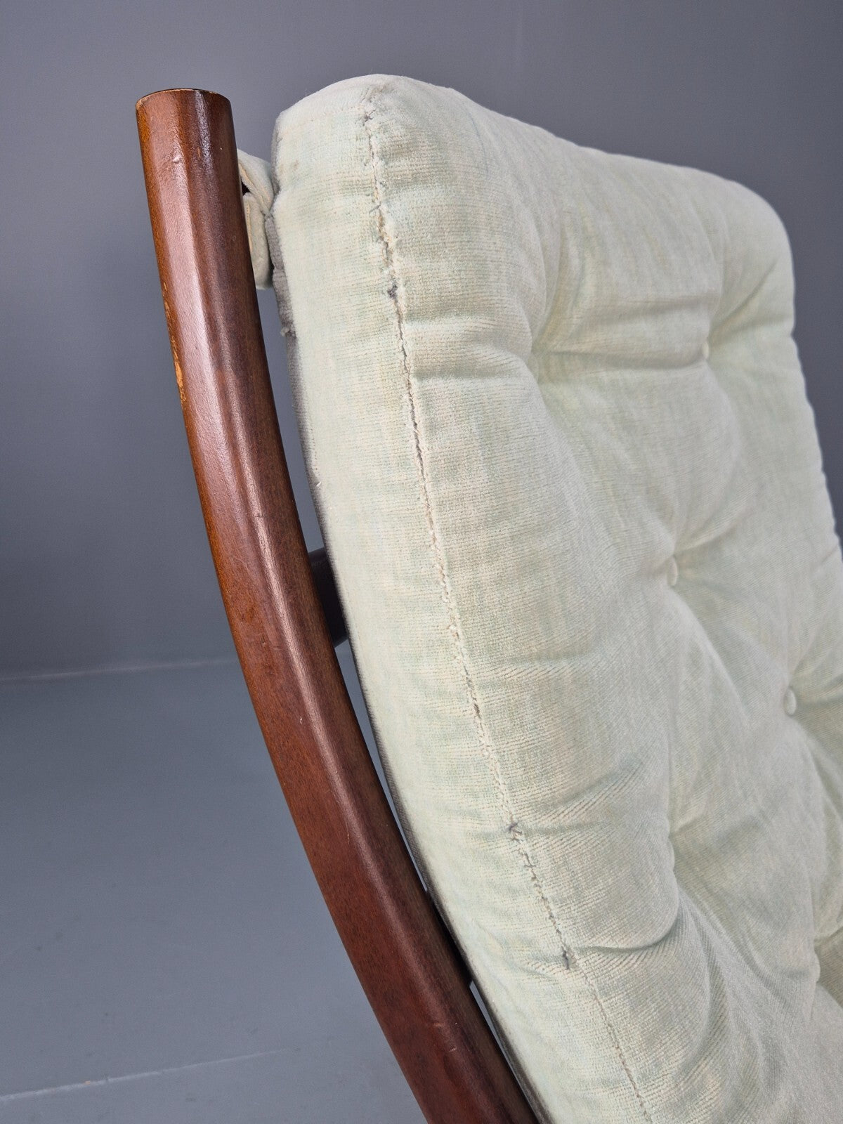 Vintage Mid Century Light Mint Parker Knoll Rocking Chair 1960s EB9785 MNOR - UKDK FURNITURE