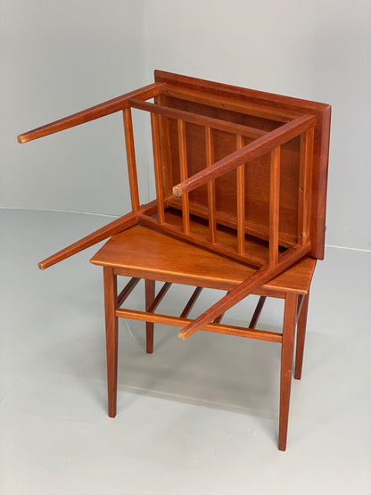 Vintage Solid Teak Bedside Tables Danish 1960s Mid Century EB9825 MWOO - UKDK FURNITURE