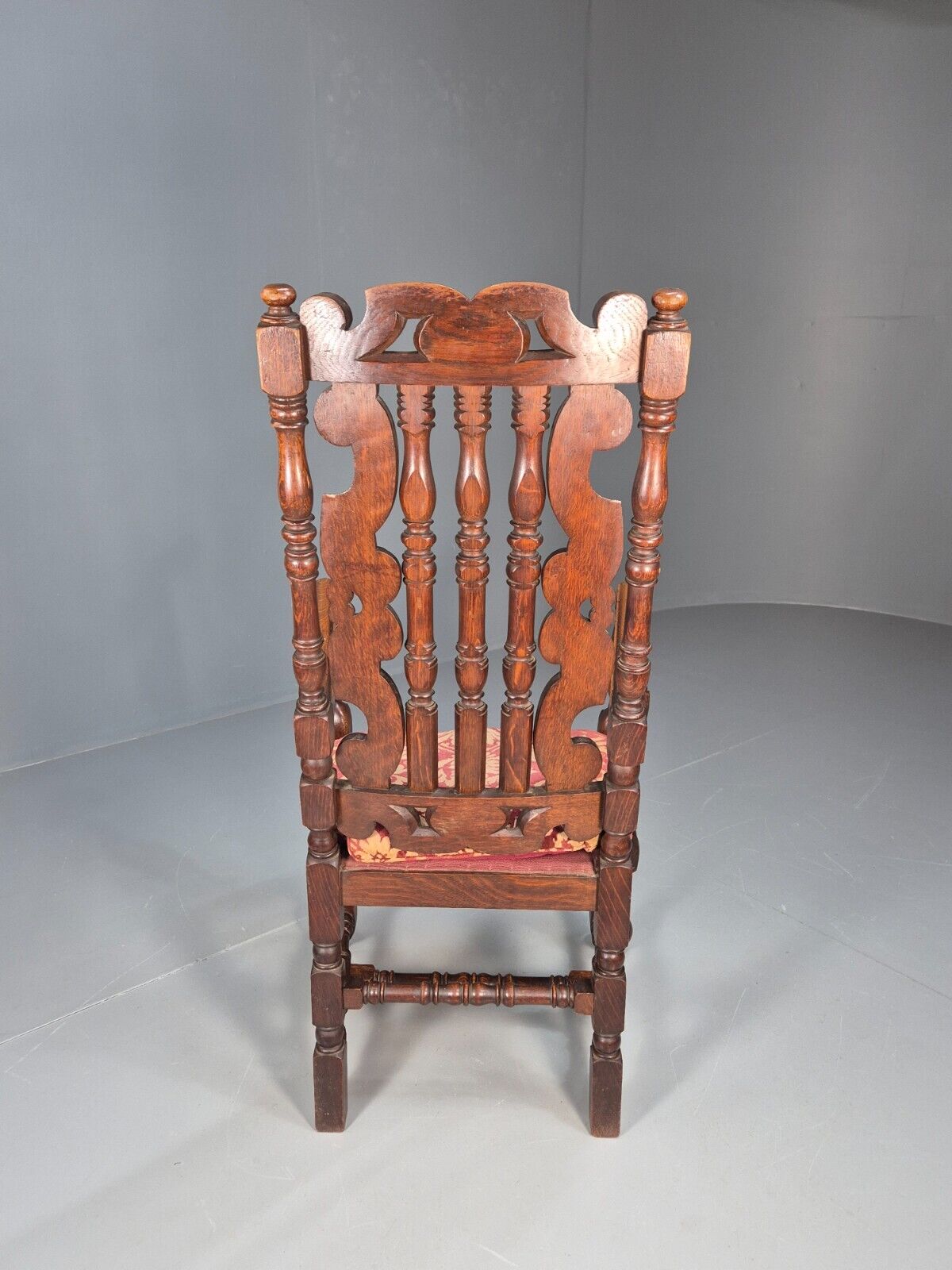 Vintage Antique Carver Chair Baroque Carved Oak Osborne 1890s EB9167 VCAR - UKDK FURNITURE
