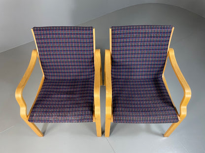 Two Farstrup Bentwood Chairs Aalto Style Retro Vintage MCM EB4877 MBEN5