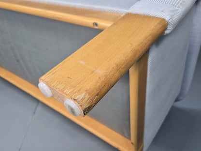 Vintage Swedish 2 Seat Sofa Blue Wool MId century Retro 1970s EB7669 M2SS - UKDK FURNITURE
