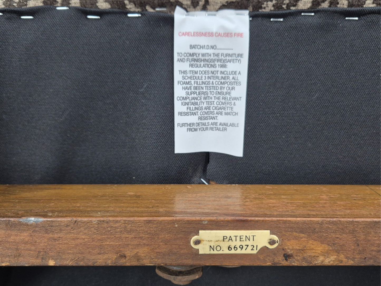 2 Art Deco Rocking Chairs New Zebra Pattern Upholstery Vintage 1940 EB10921 VCAR15