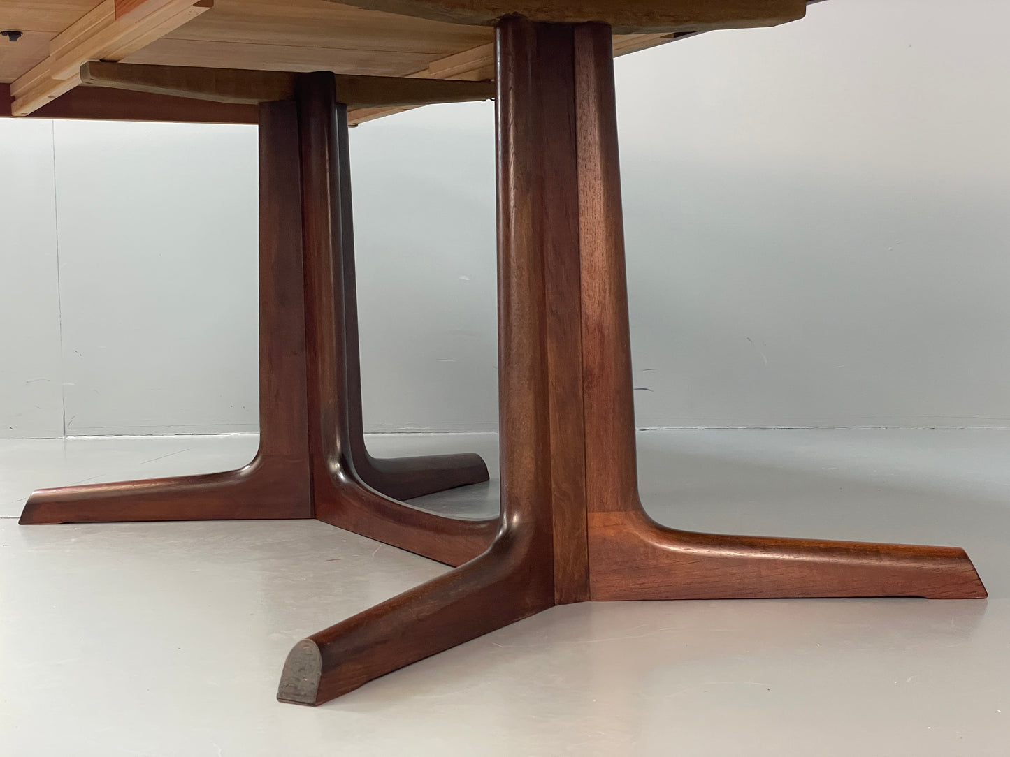 Vintage Dining Table Extending By Gudme Møbelfabrik Danish Mid Century EB12616