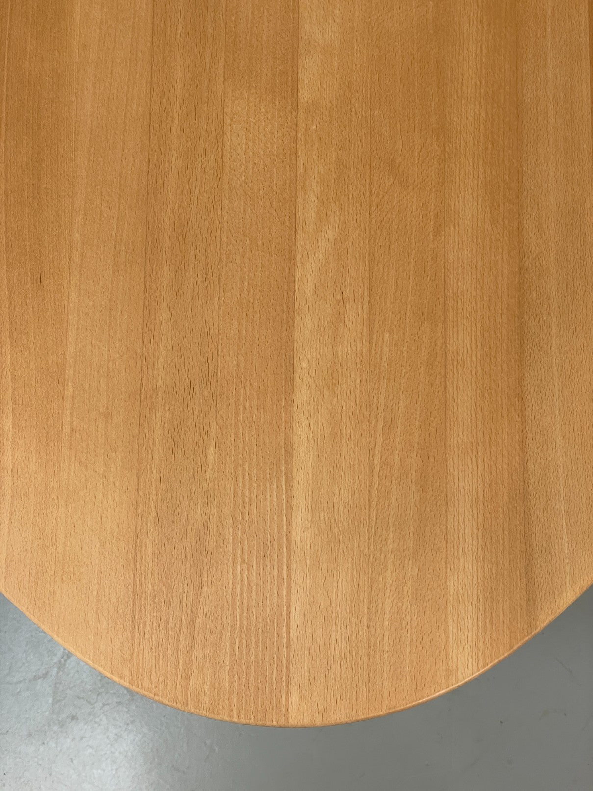 Danish Oval Coffee Table By Haslev Solid Beech Scandinavian EB12211