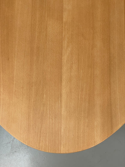 Danish Oval Coffee Table By Haslev Solid Beech Scandinavian EB12211