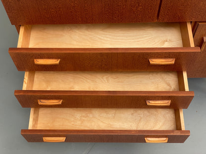 Vintage 1960s Teak Cabinet Sideboard Storage Shelving Drawers EB12294