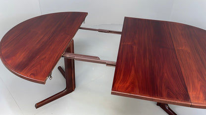 Vintage Dining Table Extending By Gudme Møbelfabrik Danish Mid Century EB12811