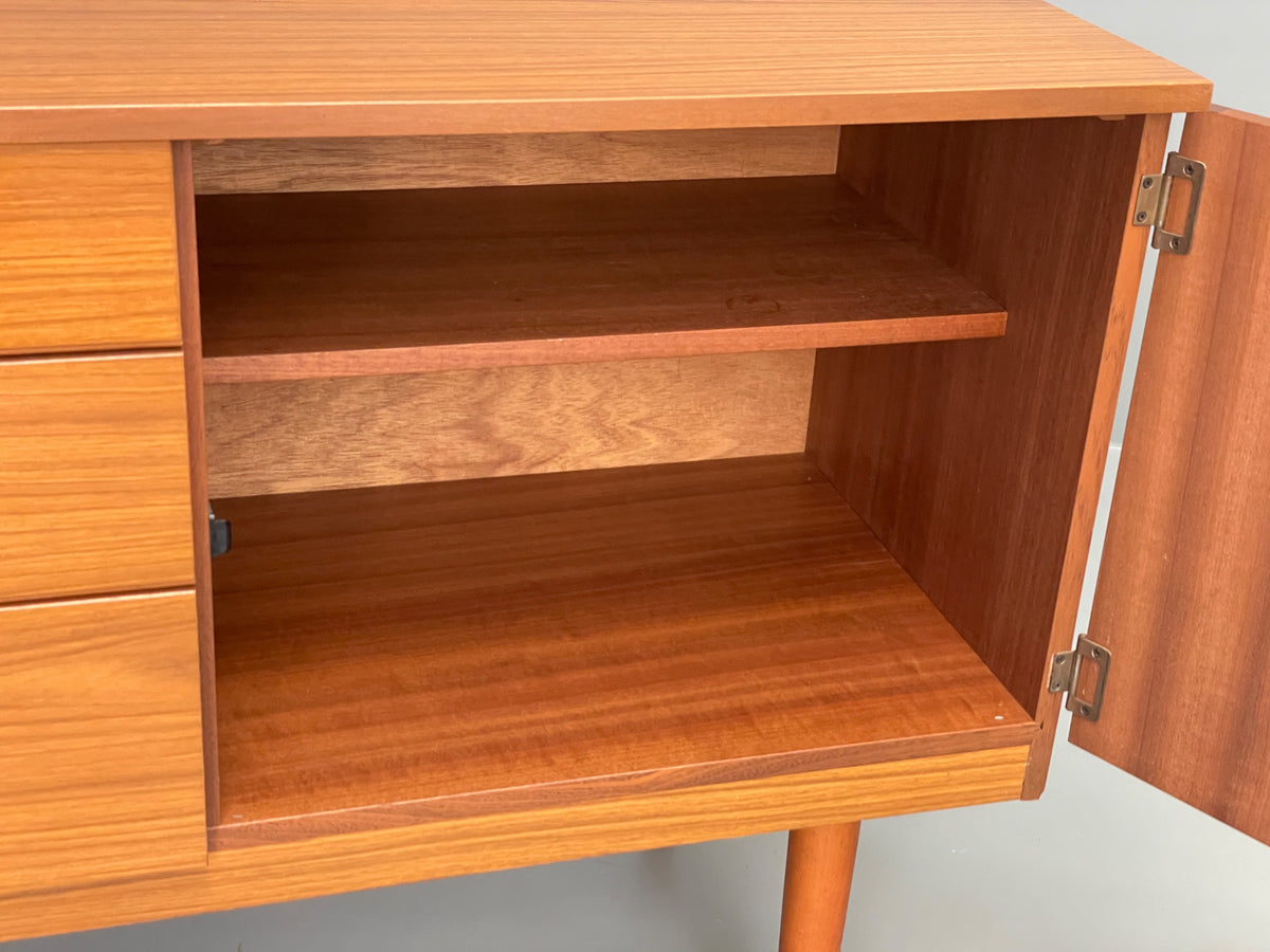 Vintage Schreiber 1960s Sideboard Formica Retro Mid Century Drawers EB12930