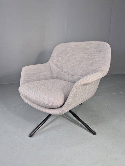 Vintage Swivel Lounge Chair Icons of Denmark Smile Chair Retro Modern EB12854