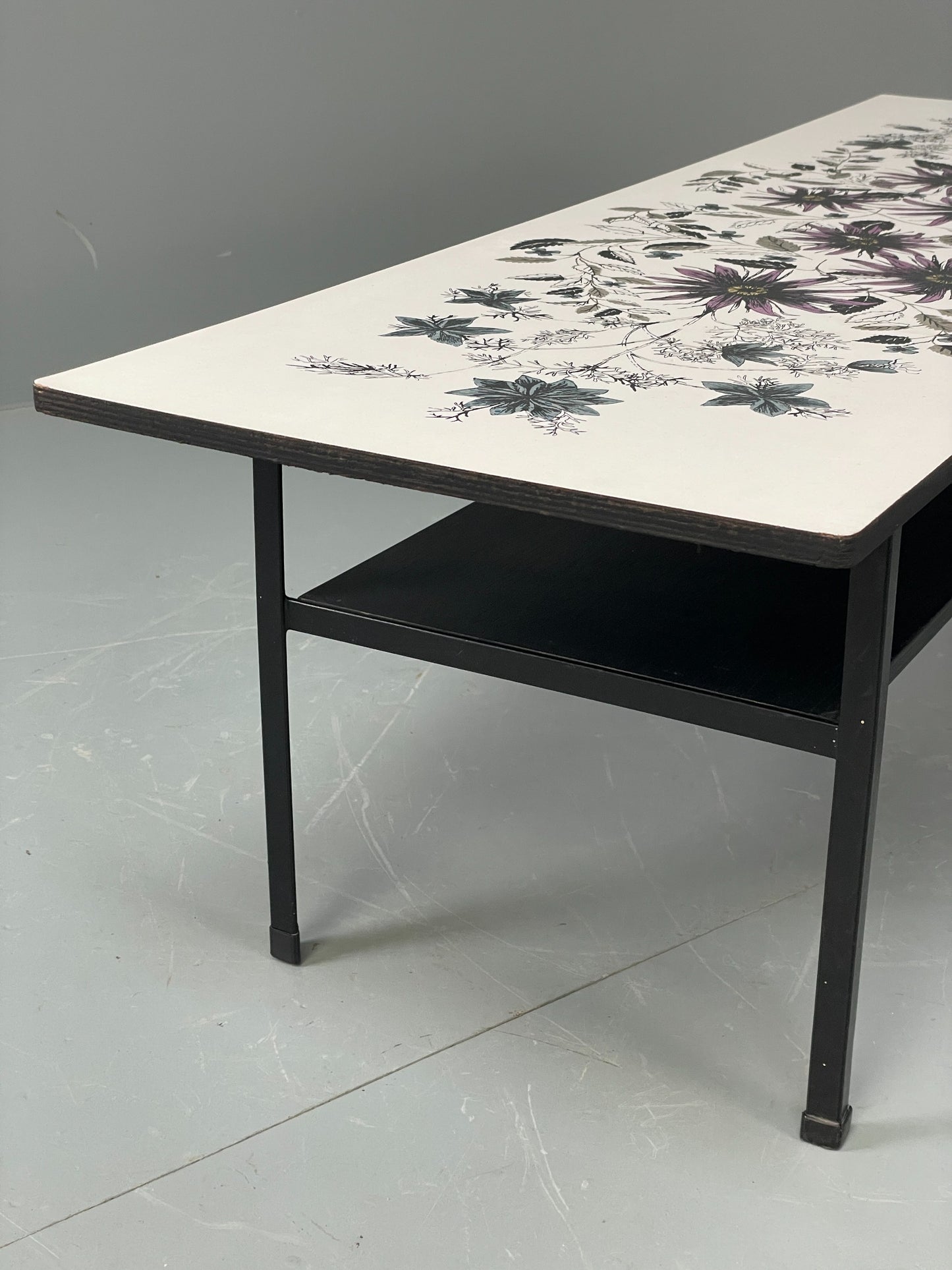 Vintage Habitat Coffee Table 1960s John Piper Design Floral Retro EB12083