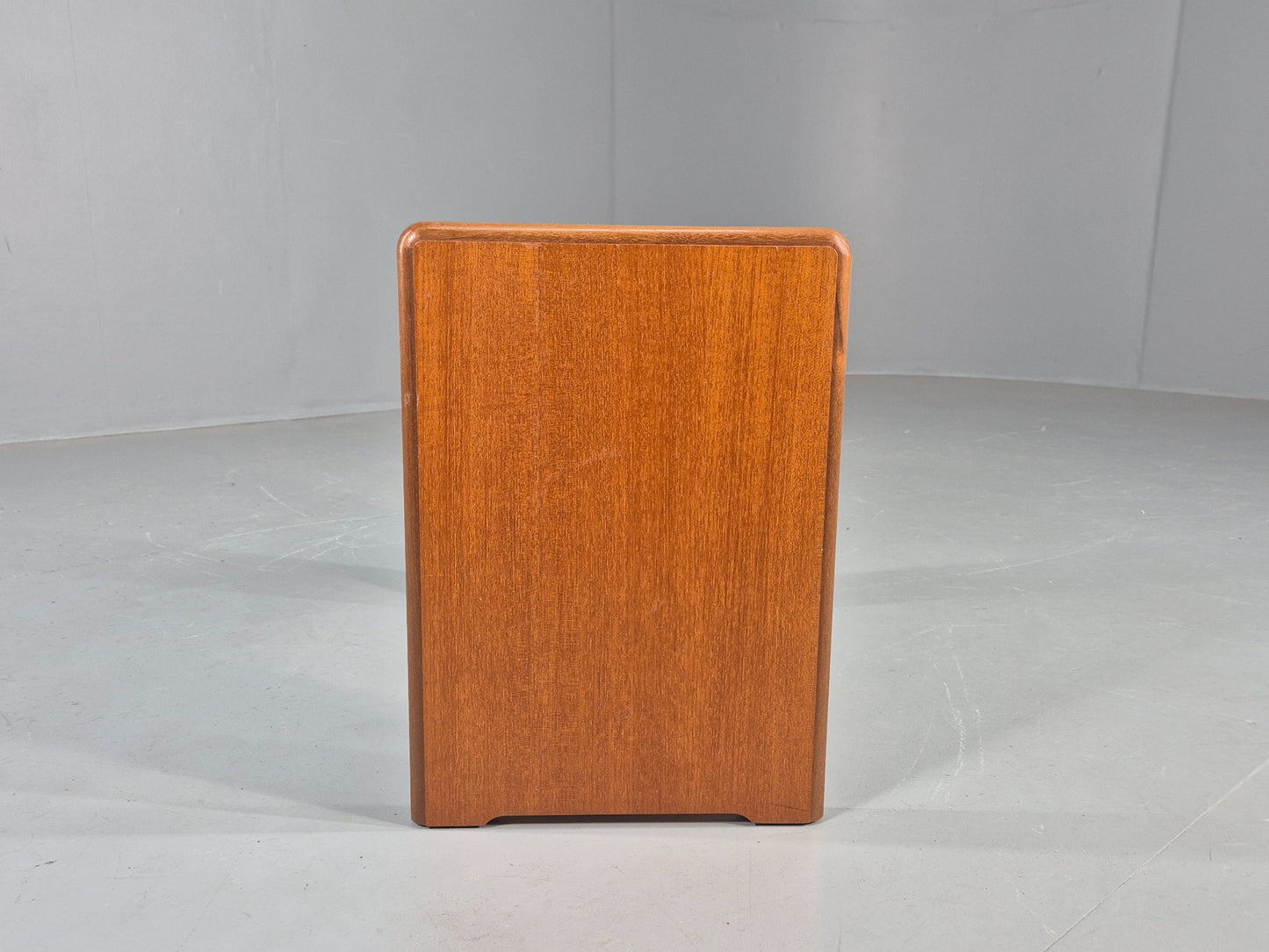 Vintage Teak Footstool 1980s Design Retro  EB12007