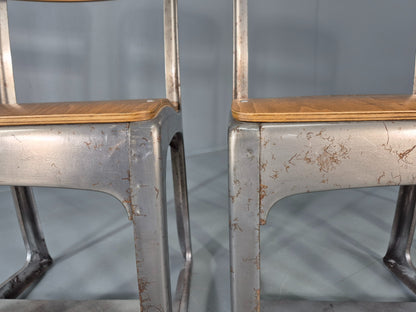 3 Vintage American seating Co. Envoy Chairs Adult size Retro MCM 1950s EB12552