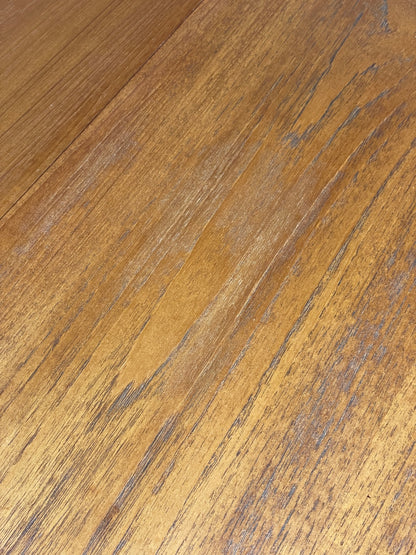 Vintage Teak Dining Table Dyrlund Extending Danish Mid Century 1970s EB12979