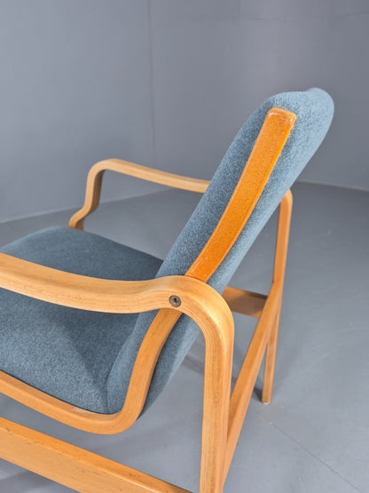 Vintage Danish Bentwood Chair Farstrup Mid Century New Upholstery Retro EB12008