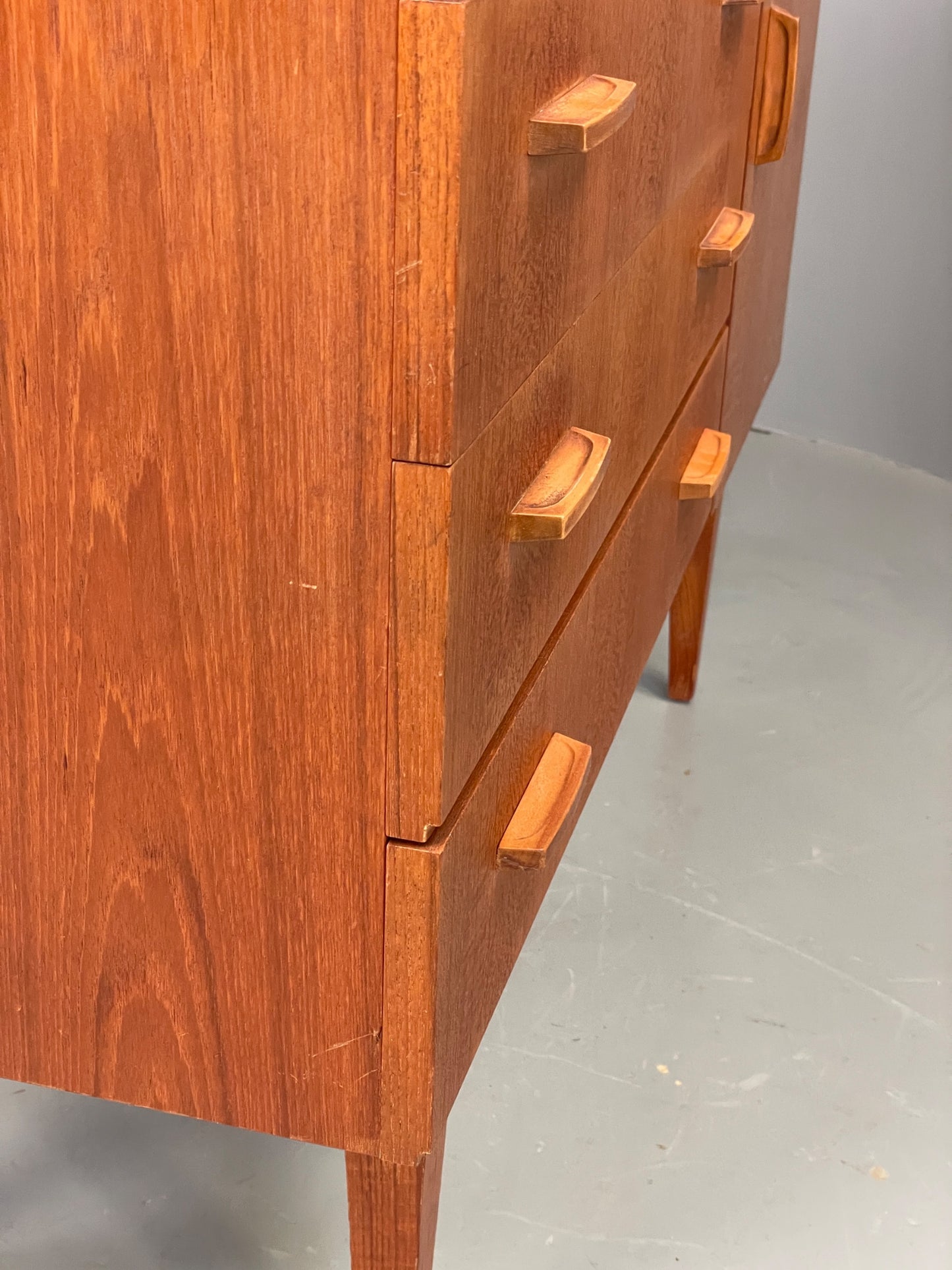 Vintage 1960s Teak Cabinet Sideboard Storage Shelving Drawers EB12294