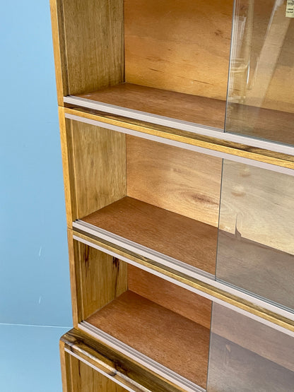 Vintage Simplex Cabinet Bookcase Stacking Modular Retro Mid Century EB13147