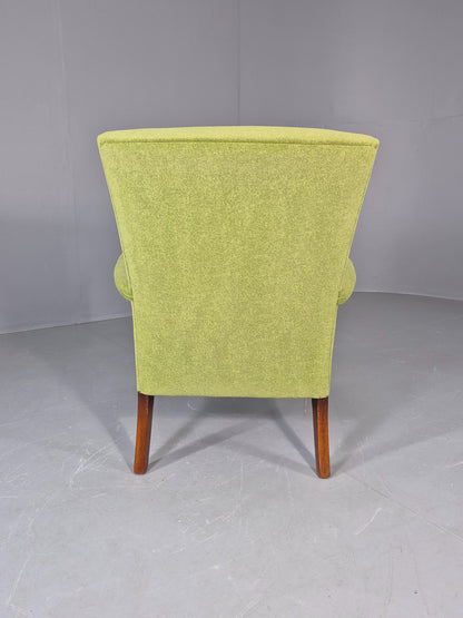 Vintage Parker Knoll PK749 Chair Recent Green Wool Makeover 1960s Retro EB12989