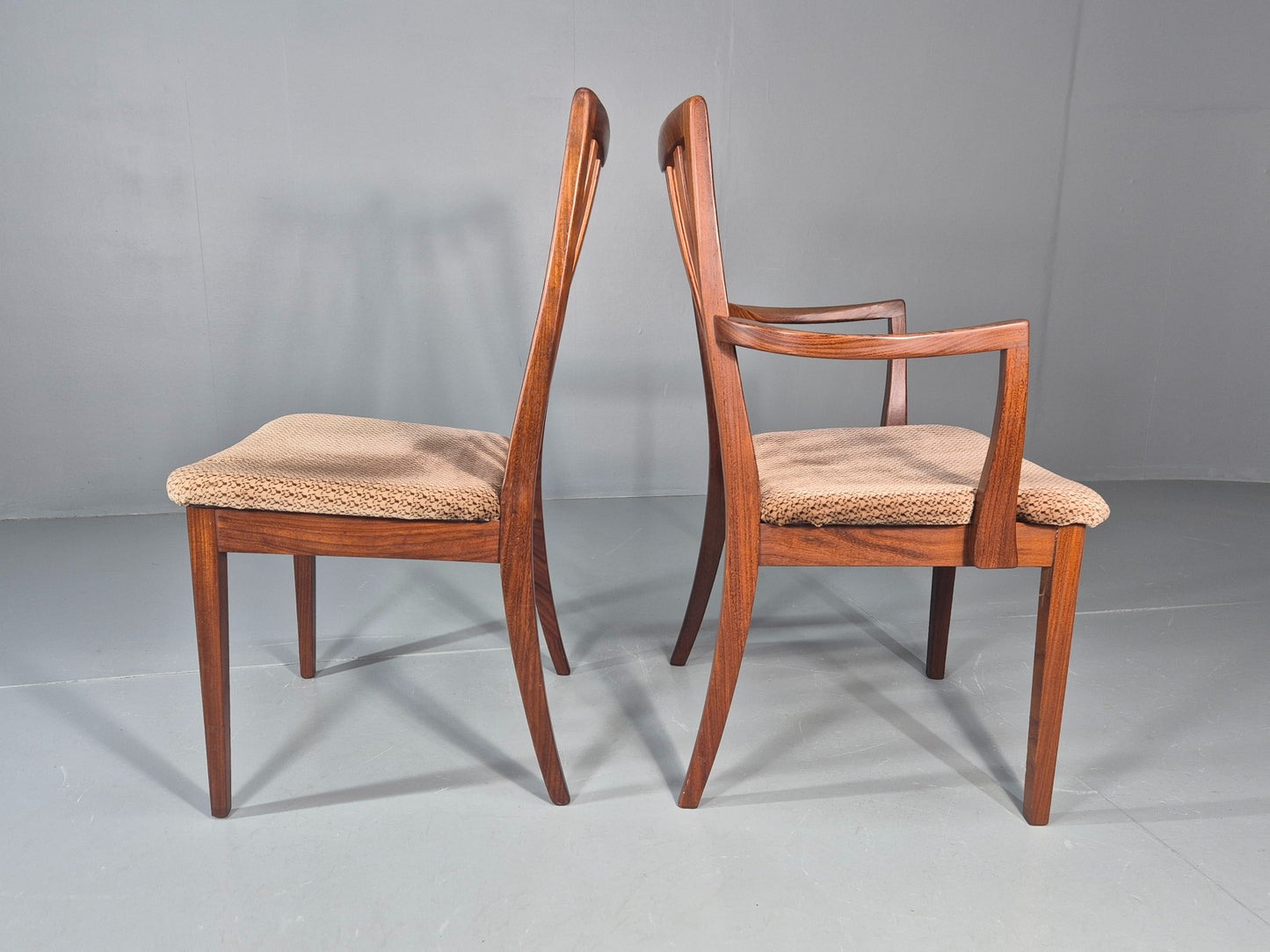 6 G Plan Teak Dining Chairs High Back Fresco Range  19070s Retro EB11611