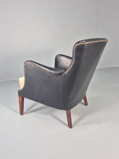 Vintage Danish Mid Century Armchair 1950s Design Organic Modernism Retro EB12192