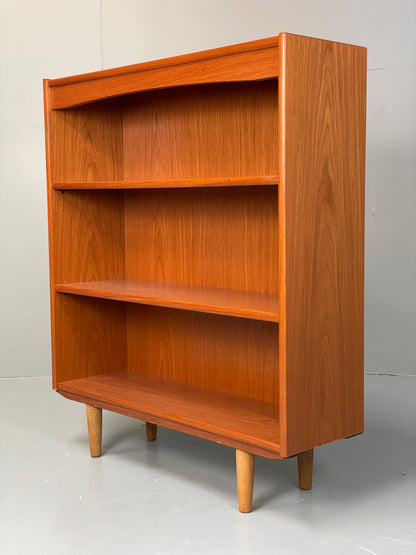 Vintage 1970s Teak Bookcase Retro Mid Century Adjustable Shelving EB12974
