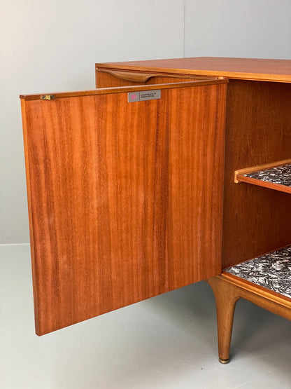 Vintage McIntosh Teak Sideboard 1960s Mid Century Drawers Shelves EB11686