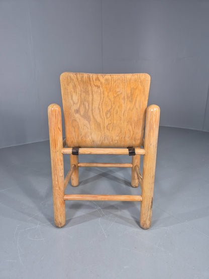 Vintage Brutalist Getama Chair Friis and Nielsen design 1970s Retro Eb12546