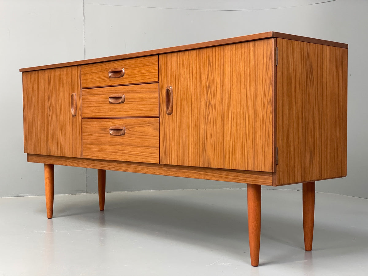 Vintage Schreiber 1960s Sideboard Formica Retro Mid Century Drawers EB12930