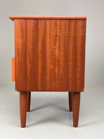 Vintage Teak Bedside Cabinet By Shreiber Mid Century Drawer Retro 1960s EB13166