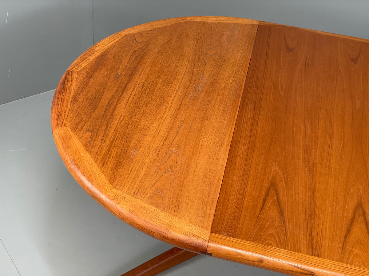 Vintage Teak Dining Table Dyrlund Extending Danish Mid Century 1970s EB12979