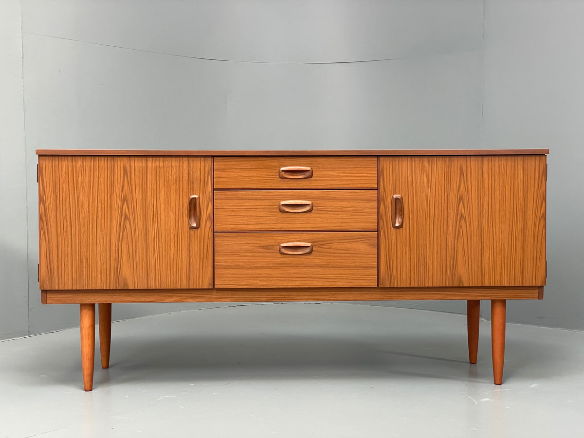 Vintage Schreiber 1960s Sideboard Formica Retro Mid Century Drawers EB12930