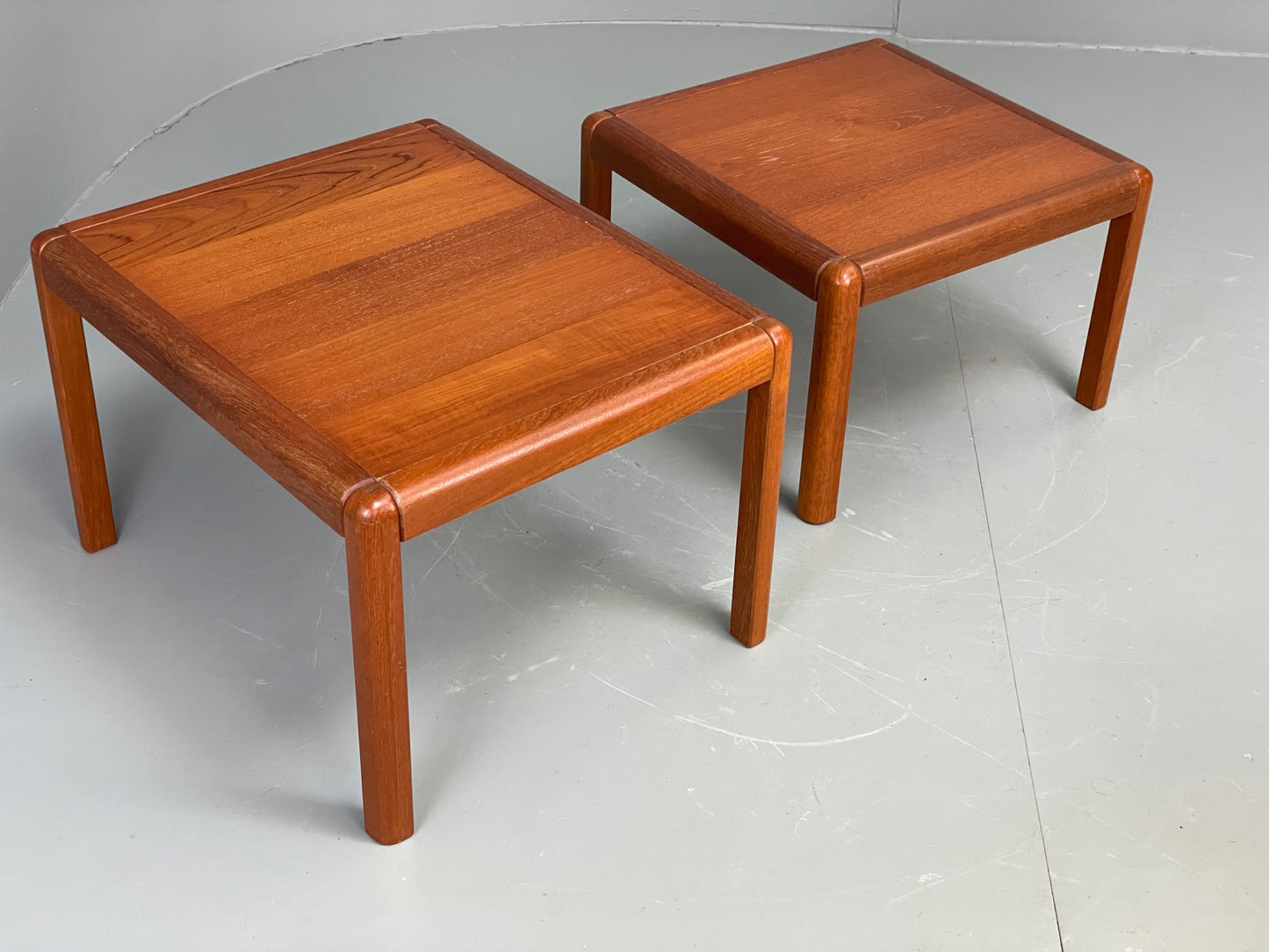 Vintage Teak Nesting Tables Retro 1970s Danish Design Side Table EB12217