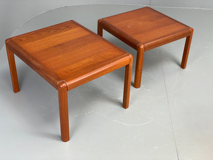 Vintage Teak Nesting Tables Retro 1970s Danish Design Side Table EB12217