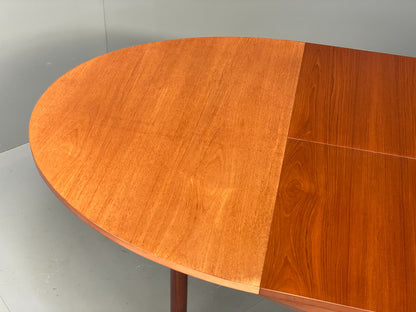 Vintage Dining Table Teak Extending Oval By White & Newton 1960s Retro EB12510