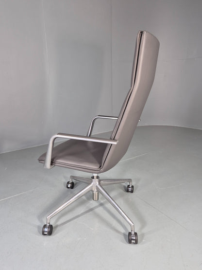 Modern Design Brunner Finasoft Conference Chair Grey Leather EB12997