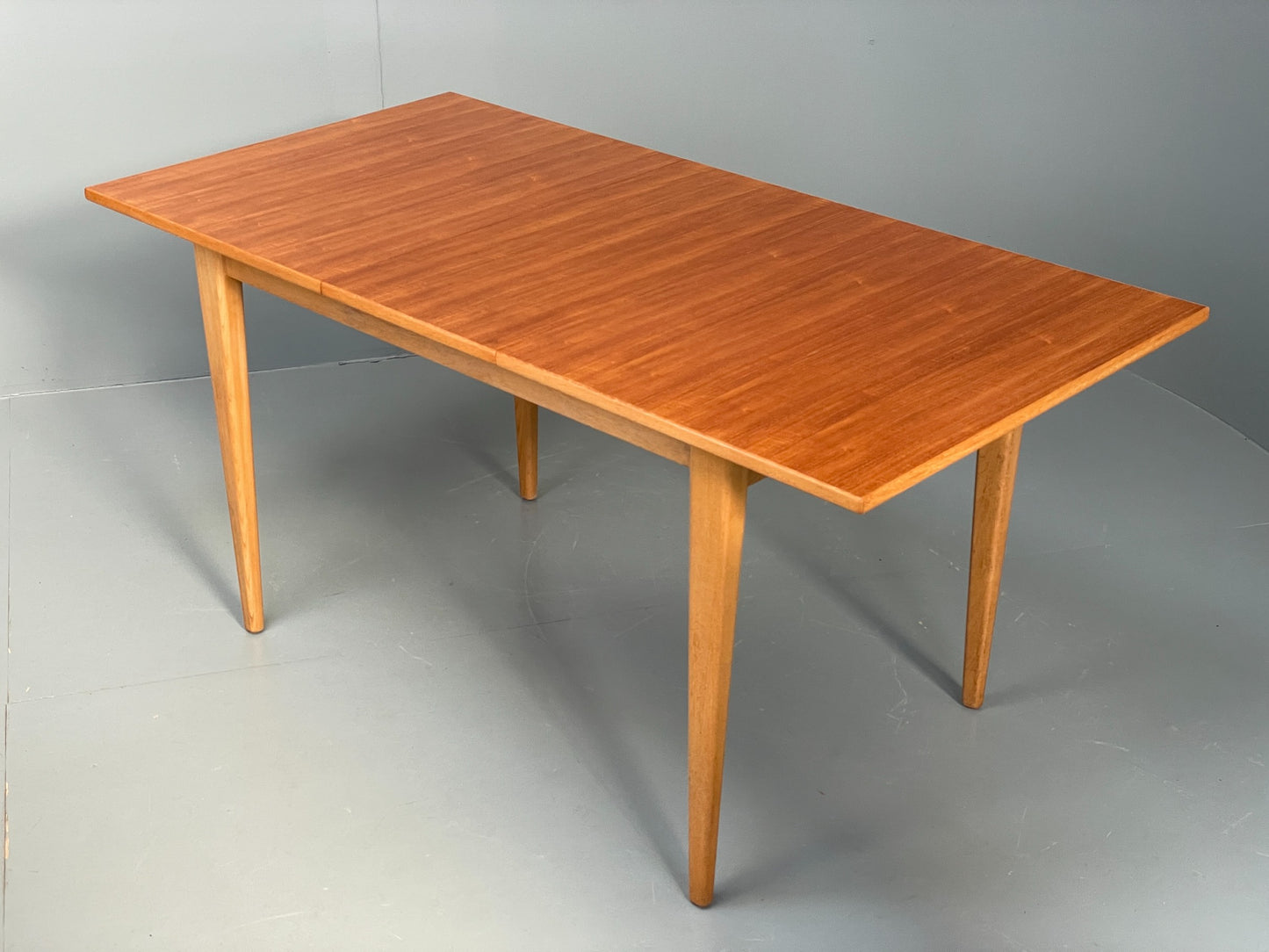 Vintage Teak Dining Table Gordon Russell Extending Ash Legs 1960s EB11976
