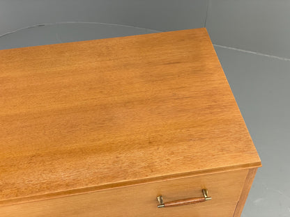 Vintage Chest Of Drawers By Lebus 1960s Oak Veneer Retro Mid Century EB12199