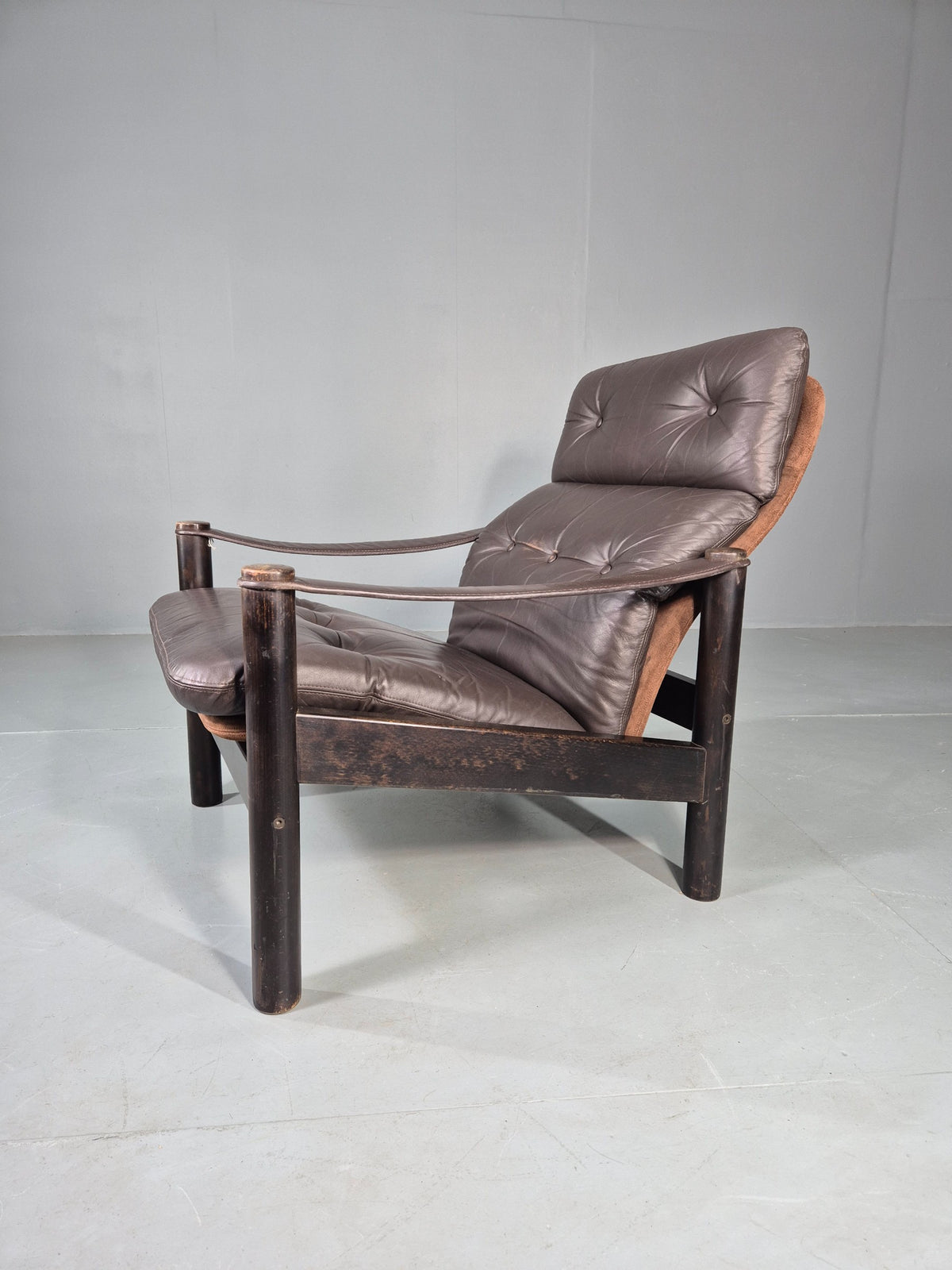 Vintage Danish Design Lounge Chair Gehl and Nissen for Jeki 1970s Retro EB13136