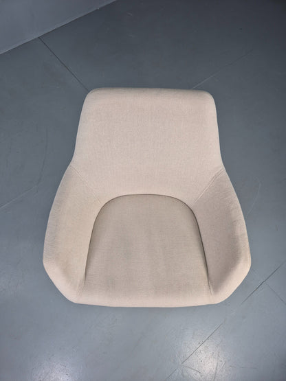 Vintage Swivel Tub Chair Hitch Mylius Modern Design Retro Cream EB12848