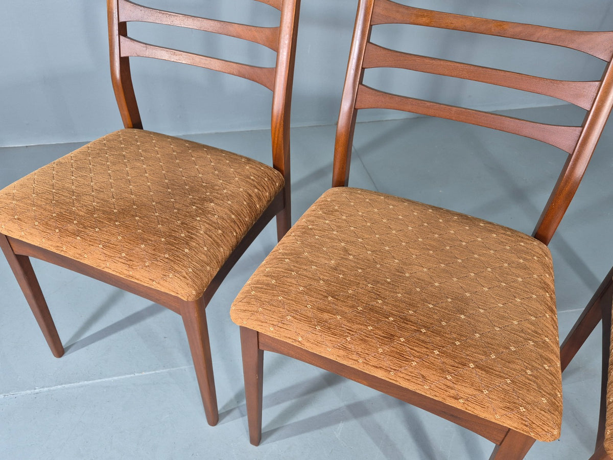 3 Vintage Jentique Dining Chairs 1970s Retro Teak Frames MCM Eb13053