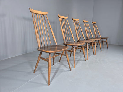 5 Vintage Ercol Goldsmith chairs 1970s Originals EB12464