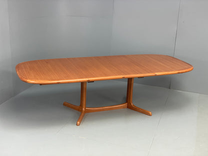 Vintage Teak Dining Table Dyrlund Extending Danish Teak EB12059
